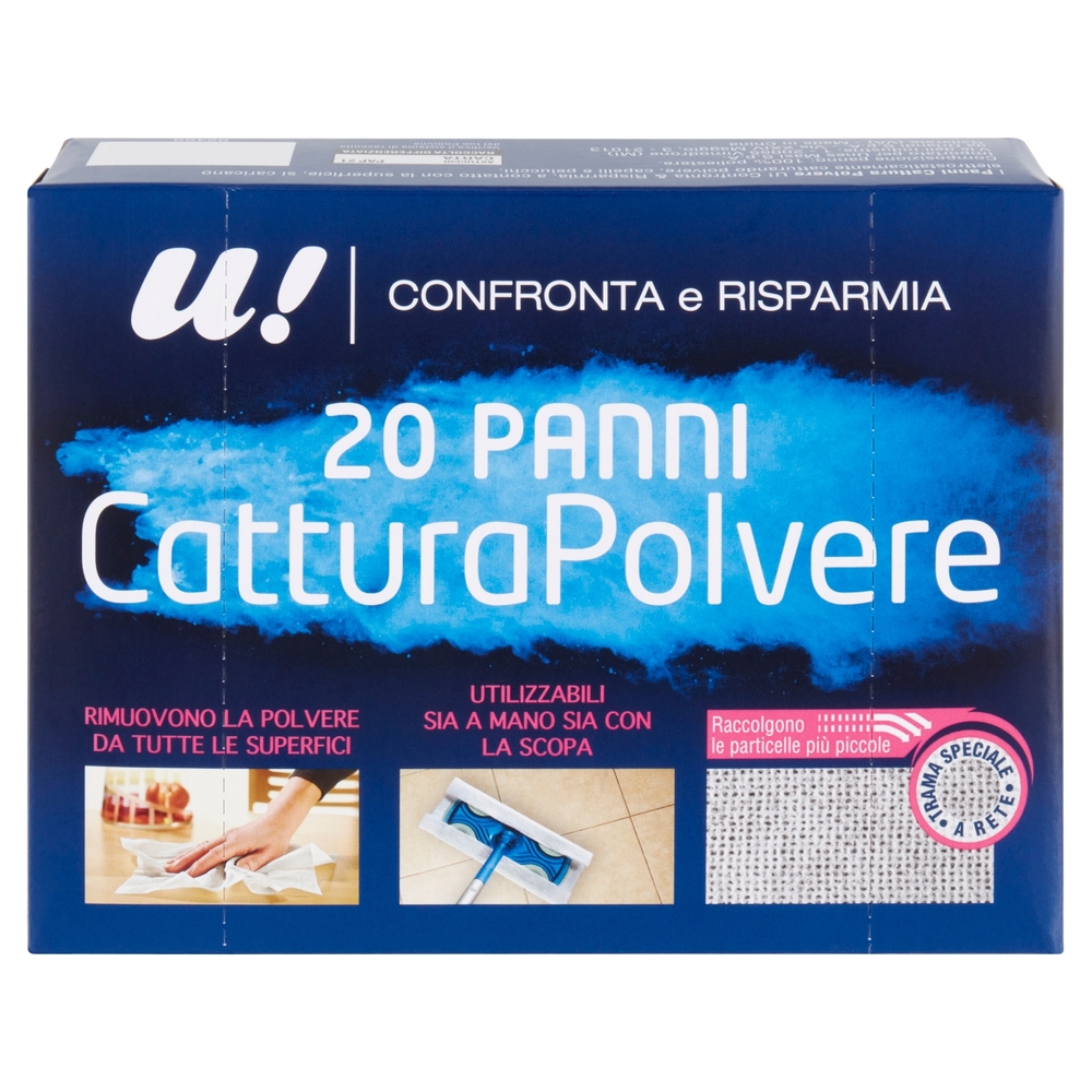 20 Panni Cattura Polvere U! Confronta e Risparmia